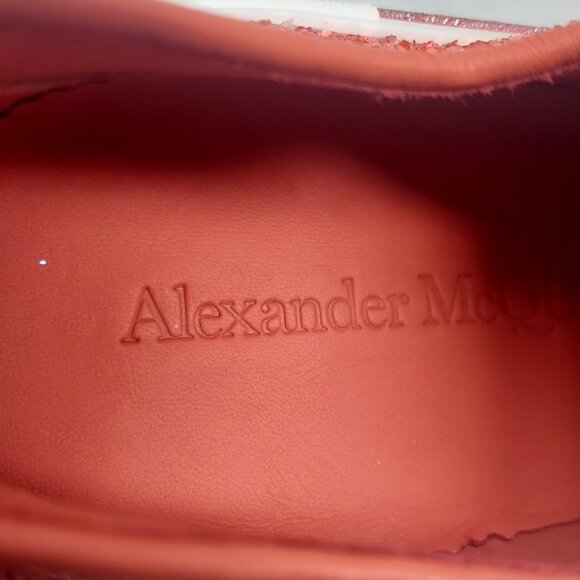 ALEXANDER MCQUEEN Glitter Low Top Sparkle Pink Platform Chunky Sneaker - Picture 5 of 13